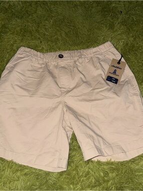chubbies Men's Off-White Flat Front Casual Shorts